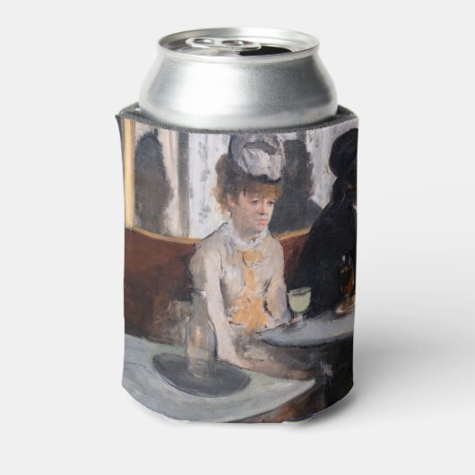 Edgar Degas - in een cafe / de Absinthe Blikjeskoeler (Blikje Achterkant)