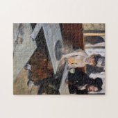 Edgar Degas - in een cafe / de Absinthe Legpuzzel (Horizontaal)