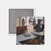 Edgar Degas - in een cafe / de Absinthe Magneet (Voorkant / Achterkant)
