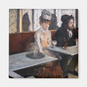 Edgar Degas - in een cafe / de Absinthe Magneet