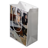 Edgar Degas - in een cafe / de Absinthe Medium Cadeauzakje (Achterkant Gekanteld)