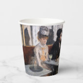 Edgar Degas - in een cafe / de Absinthe Papieren Bekers (Achterkant)