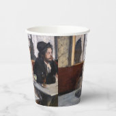 Edgar Degas - in een cafe / de Absinthe Papieren Bekers (Links)