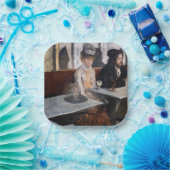 Edgar Degas - in een cafe / de Absinthe Papieren Bordje (Feest)