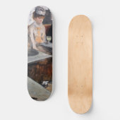 Edgar Degas - in een cafe / de Absinthe Persoonlijk Skateboard (Voorkant)