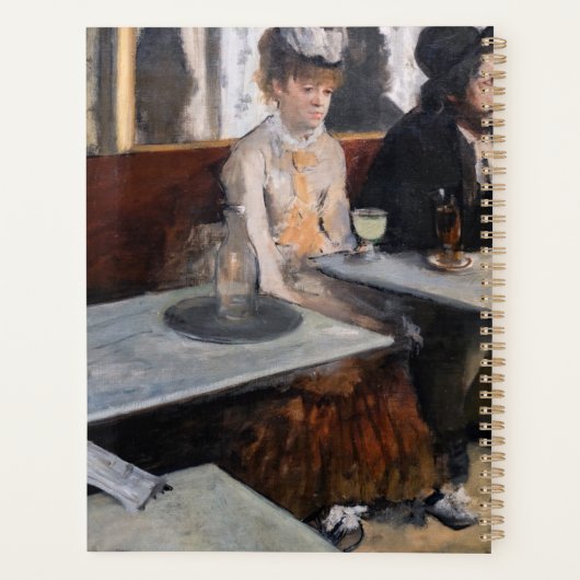 Edgar Degas - in een cafe / de Absinthe Planner (Achterkant)