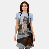 Edgar Degas - in een cafe / de Absinthe Schort (Gedragen)