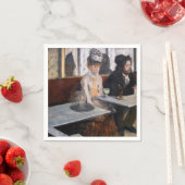 Edgar Degas - in een cafe / de Absinthe Servet (Insitu)