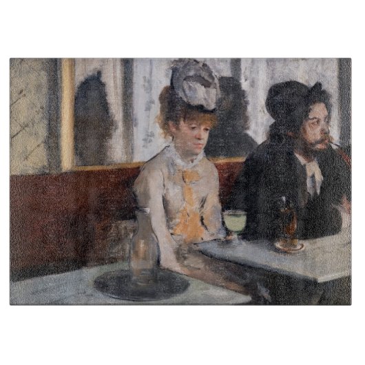 Edgar Degas - in een cafe / de Absinthe Snijplank (Voorkant)