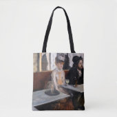 Edgar Degas - in een cafe / de Absinthe Tote Bag (Voorkant)