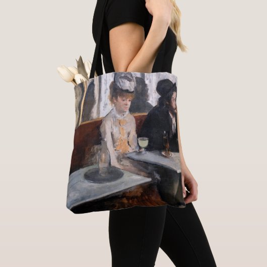 Edgar Degas - in een cafe / de Absinthe Tote Bag (Dichtbij)
