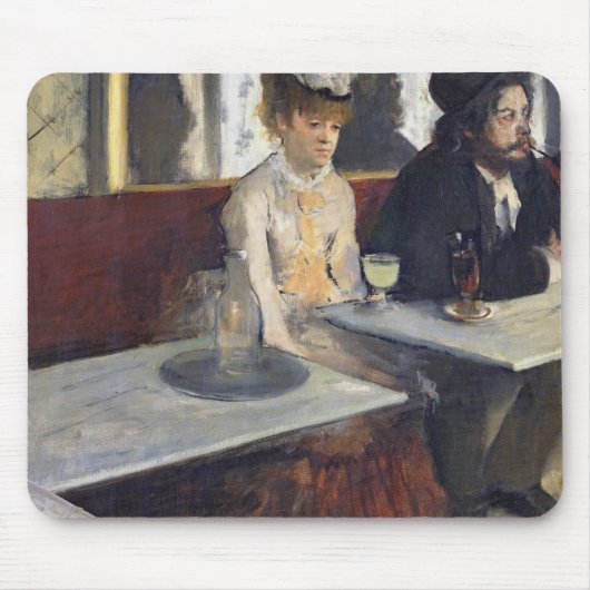 Edgar Degas | In een cafe of de Absinthe Muismat (Voorkant)