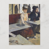 Edgar Degas | In een cafe of in de Absinthe Briefkaart