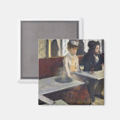 Edgar Degas | In een cafe of in de Absinthe Magneet (Voorkant / Achterkant)