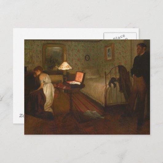 Edgar Degas - Interior Briefkaart (Voorkant / Achterkant)