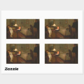 Edgar Degas - Interior Rechthoekige Sticker (Vel)