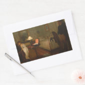 Edgar Degas - Interior Rechthoekige Sticker (Envelop)