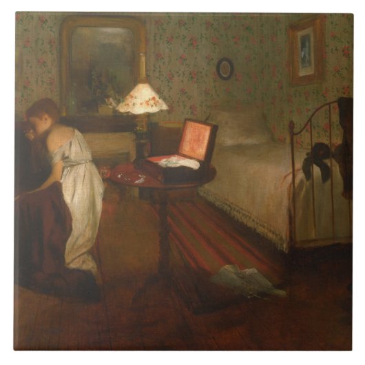 Edgar Degas - Interior Tegeltje (Voorkant)