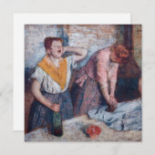 Edgar Degas - Ironing voor vrouwen Bedankkaart (Voorkant / Achterkant)