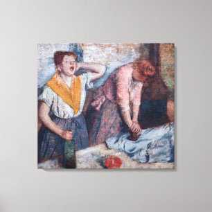 Edgar Degas - Ironing voor vrouwen Canvas Afdruk