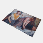Edgar Degas - Ironing voor vrouwen Deurmat (Schuin)