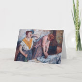 Edgar Degas - Ironing voor vrouwen Kaart (Voorkant)