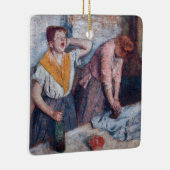 Edgar Degas - Ironing voor vrouwen Keramisch Ornament (Rechts)