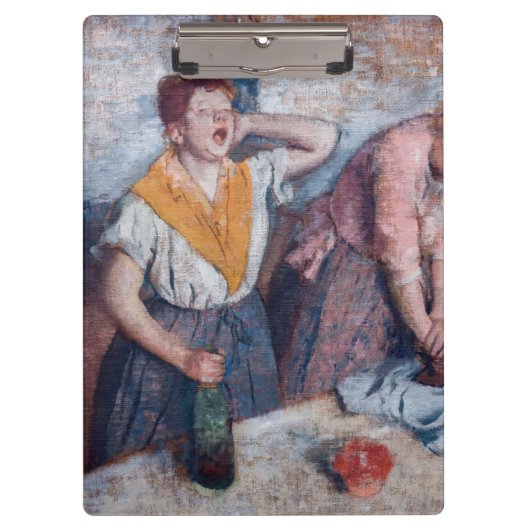 Edgar Degas - Ironing voor vrouwen Klembord (Voorkant)