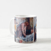Edgar Degas - Ironing voor vrouwen Koffiemok (Voorkant links)