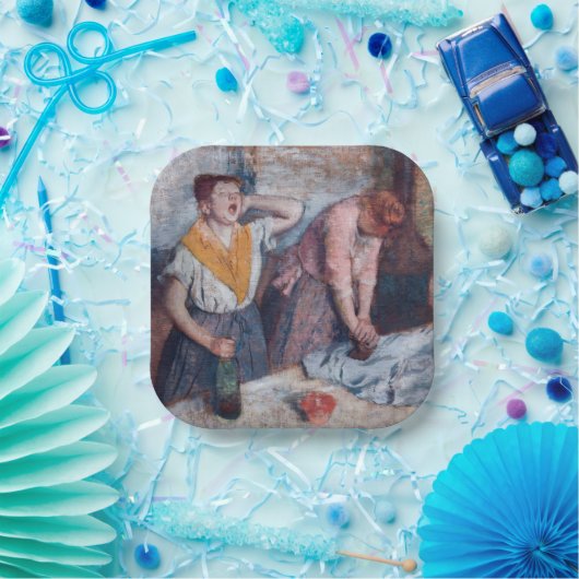 Edgar Degas - Ironing voor vrouwen Papieren Bordje (Feest)