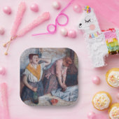 Edgar Degas - Ironing voor vrouwen Papieren Bordje (Feest)