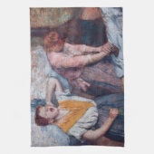 Edgar Degas - Ironing voor vrouwen Theedoek (Verticaal)