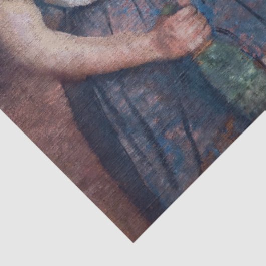 Edgar Degas - Ironing voor vrouwen Tissuepapier (Detail)