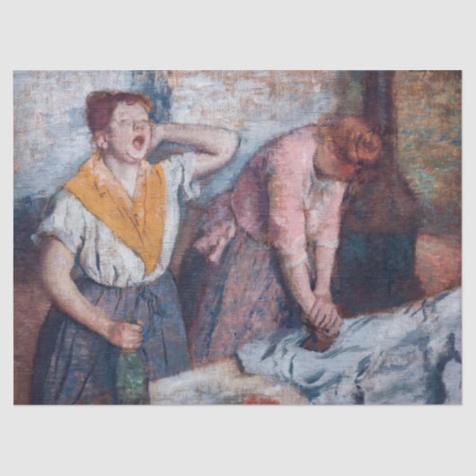Edgar Degas - Ironing voor vrouwen Tissuepapier (Voorkant)