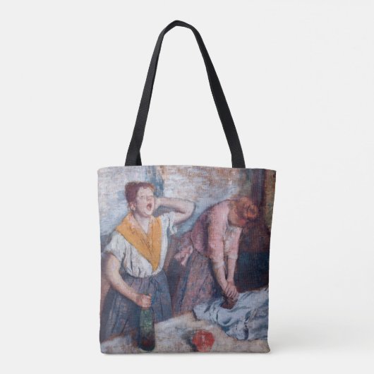 Edgar Degas - Ironing voor vrouwen Tote Bag (Achterkant)