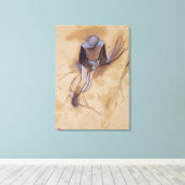 Edgar Degas | Jockey gebogen voorwaarts staand Canvas Afdruk (Insitu (Houten vloer))