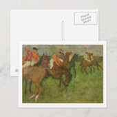 Edgar Degas | Jockeys 1886-90 Briefkaart (Voorkant / Achterkant)