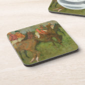 Edgar Degas | Jockeys 1886-90 Onderzetter (Linkerzijde)