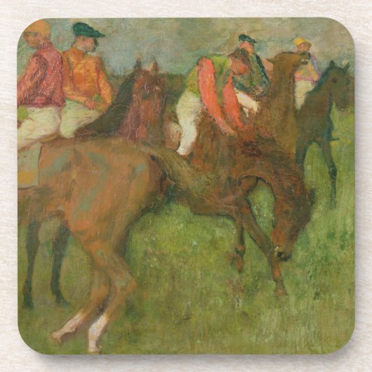 Edgar Degas | Jockeys 1886-90 Onderzetter (Voorkant)