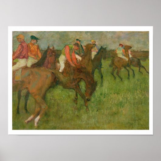 Edgar Degas | Jockeys 1886-90 Poster (Voorkant)