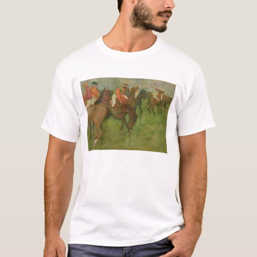 Edgar Degas | Jockeys 1886-90 T-shirt (Voorkant)