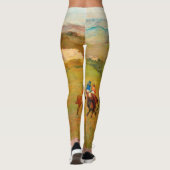 Edgar Degas - Jockeys on Horseback Leggings (Achterkant)
