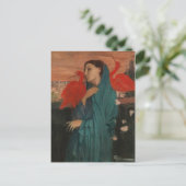 Edgar Degas | Jonge vrouw met Ibis Briefkaart (Staand voorkant)