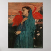 Edgar Degas | Jonge vrouw met Ibis Poster (Voorkant)