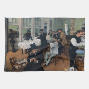 Edgar Degas - Katoenhandel in New Orleans Theedoek