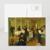 Edgar Degas - Katoenuitwisseling Briefkaart (Voorkant / Achterkant)