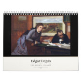 Edgar Degas Kunstkalender voor aan de muur Kalender (Hoes)