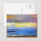 Edgar Degas - Kuststrook bij zonsondergang Briefkaart (Voorkant / Achterkant)