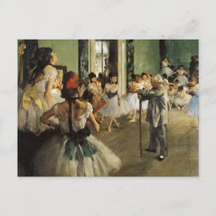 Edgar Degas La Classe de Danse Briefkaart