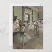Edgar Degas - La Classe de danse Kaart (Voorkant)
